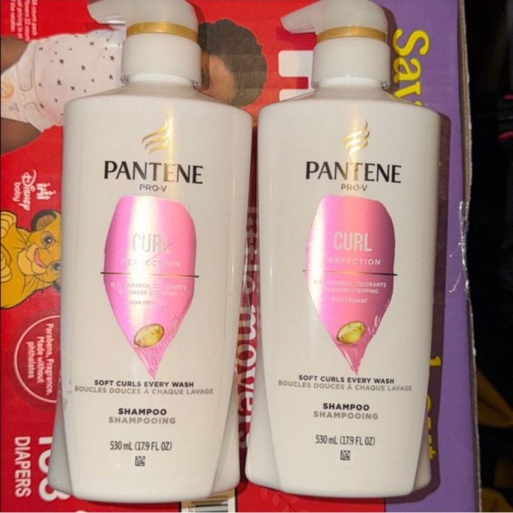 Pro-V Curl Perfection Shampoo Set - White and Pink last 2